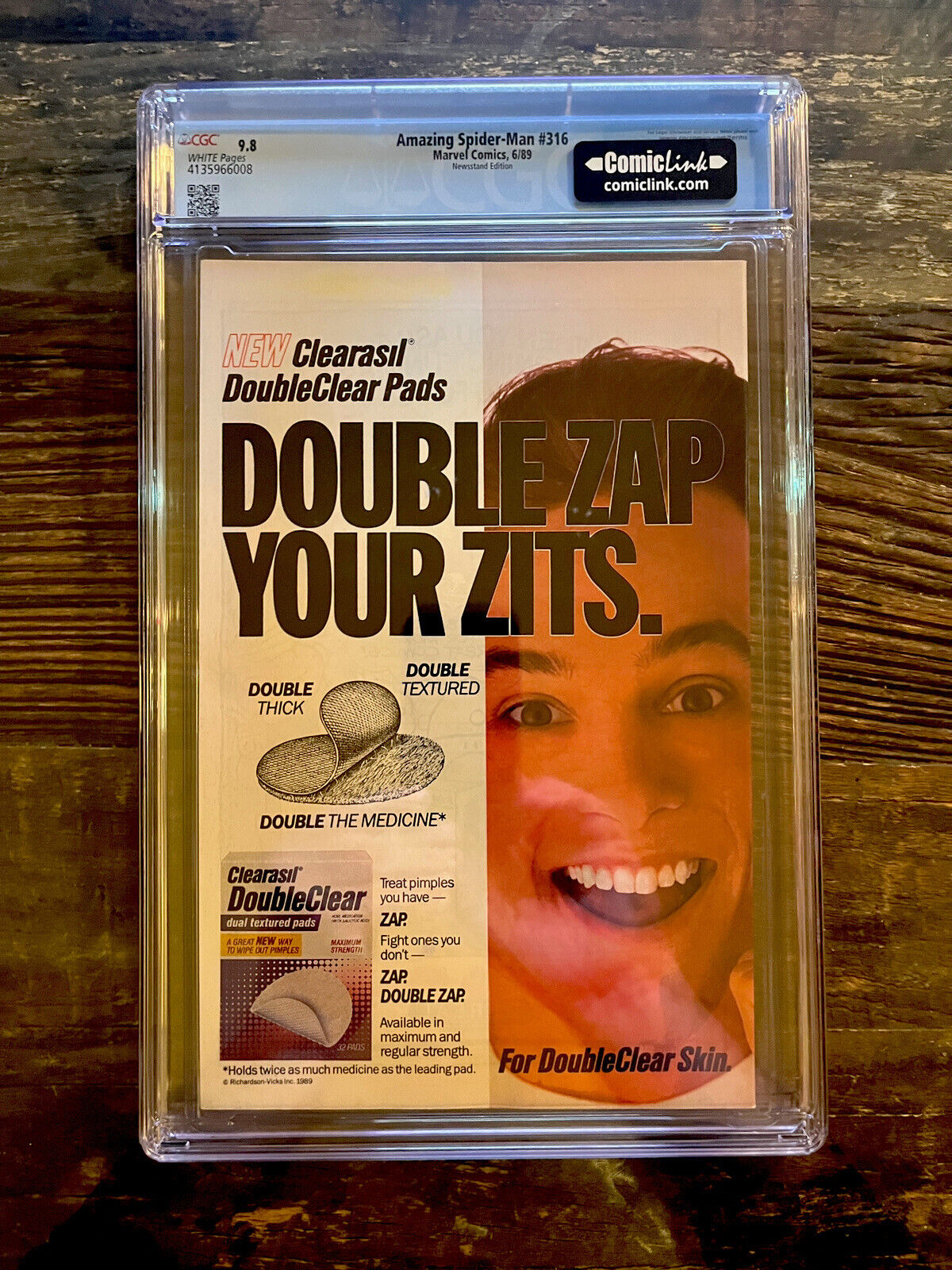 White Pages Newsstand! Amazing Spider-Man #316 CGC 9.8  1st Venom Cover