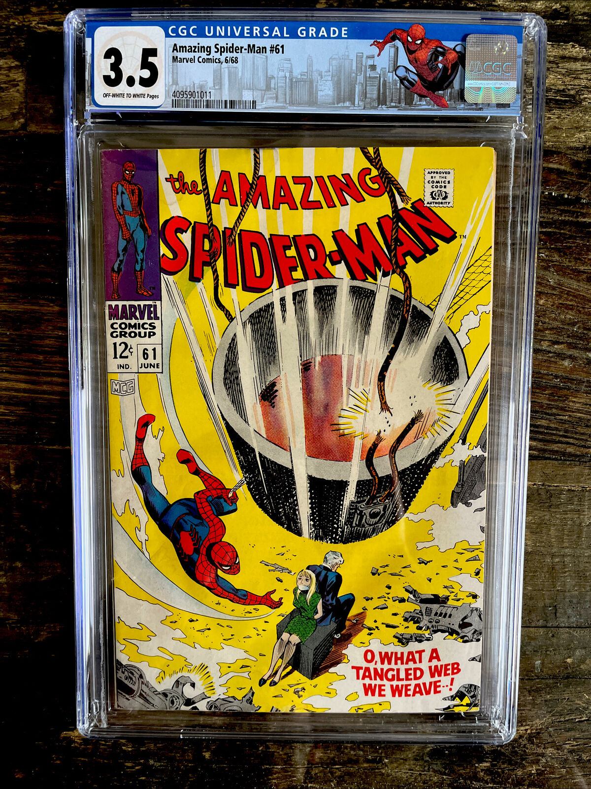 Amazing Spider-Man #61 CGC 3.5 - 1st Gwen Stacy Cover, Kingping