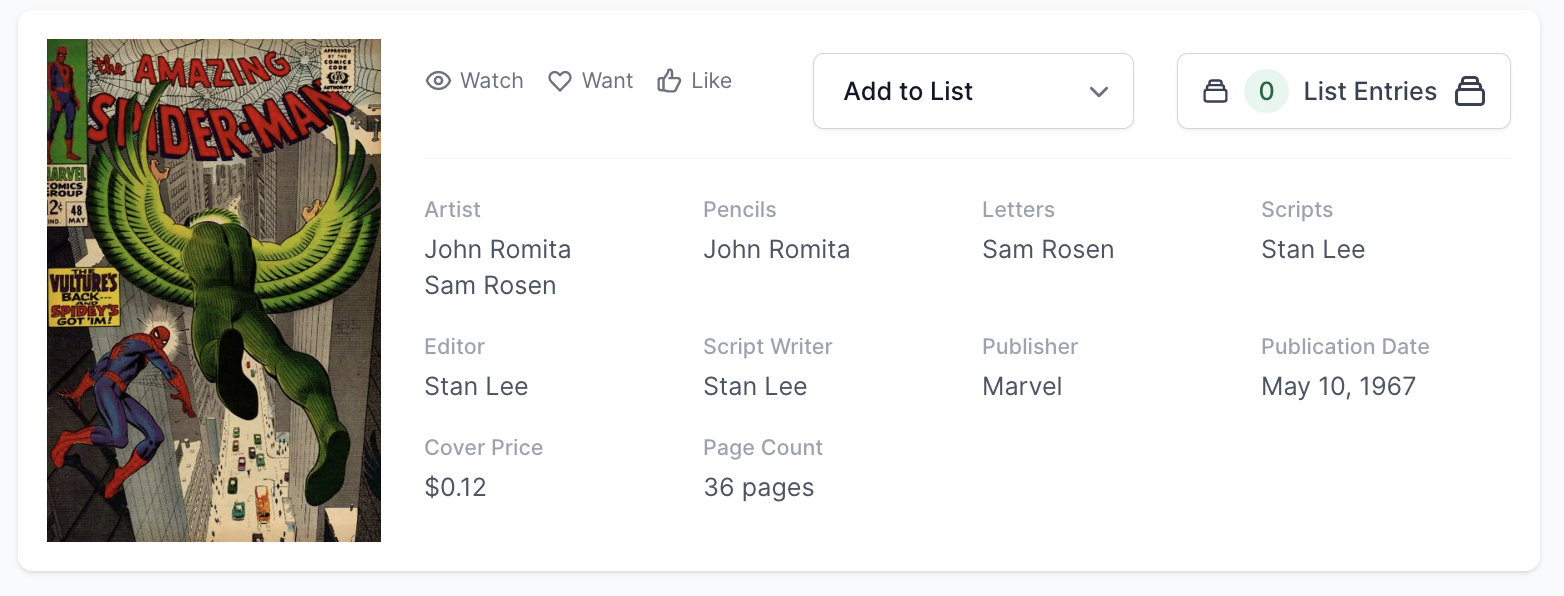 Amazing Spider-Man #48 CGC 9.0 - Vulture Apperance