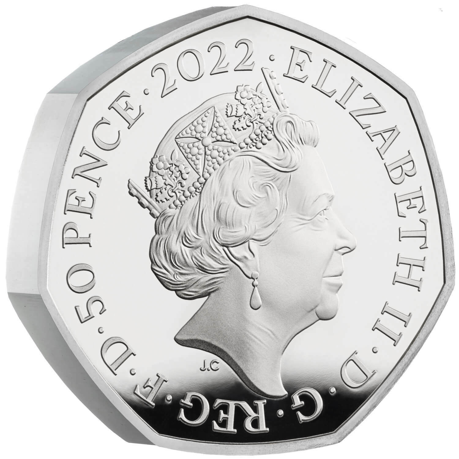 The 2022 Jubilee United Kingdom Silver Proof Piedfort Commemorative Coin Set