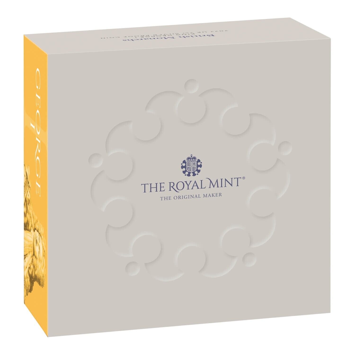 British Monarchs King George 1 2022 2oz Silver Proof NGC PF70 UC First Release