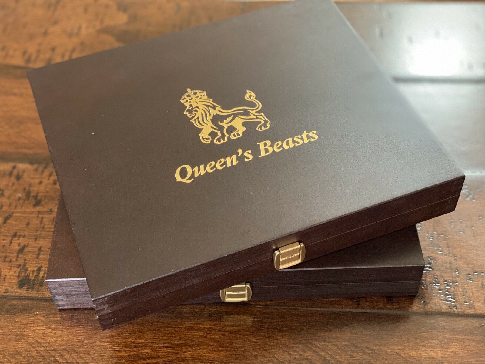 The Queen's Beasts 2oz Silver Bullion Complete Collection Case & Labels & Coins
