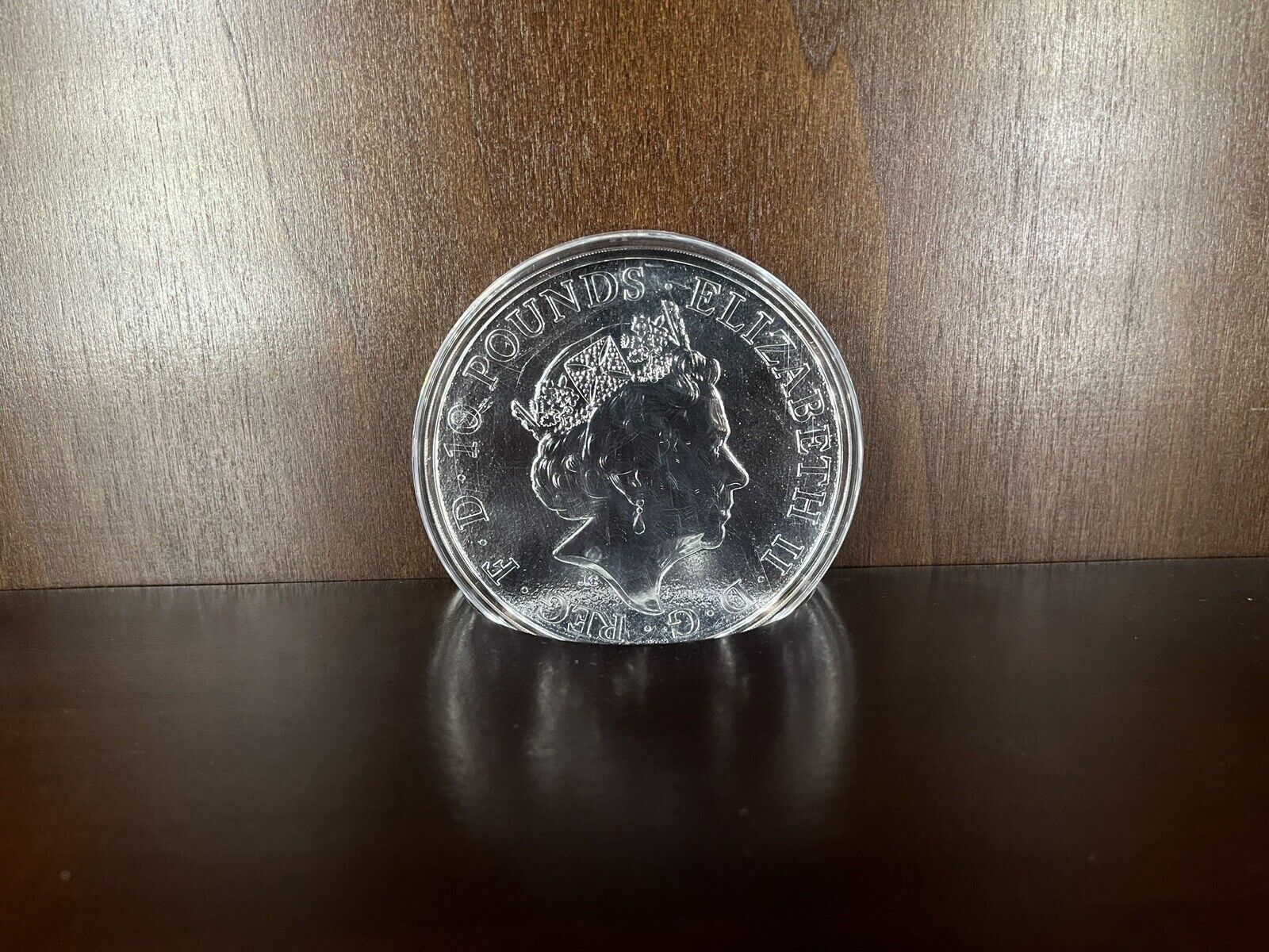 2017 GB 10 oz Silver Queen's Beasts Lion of England - In Capsule