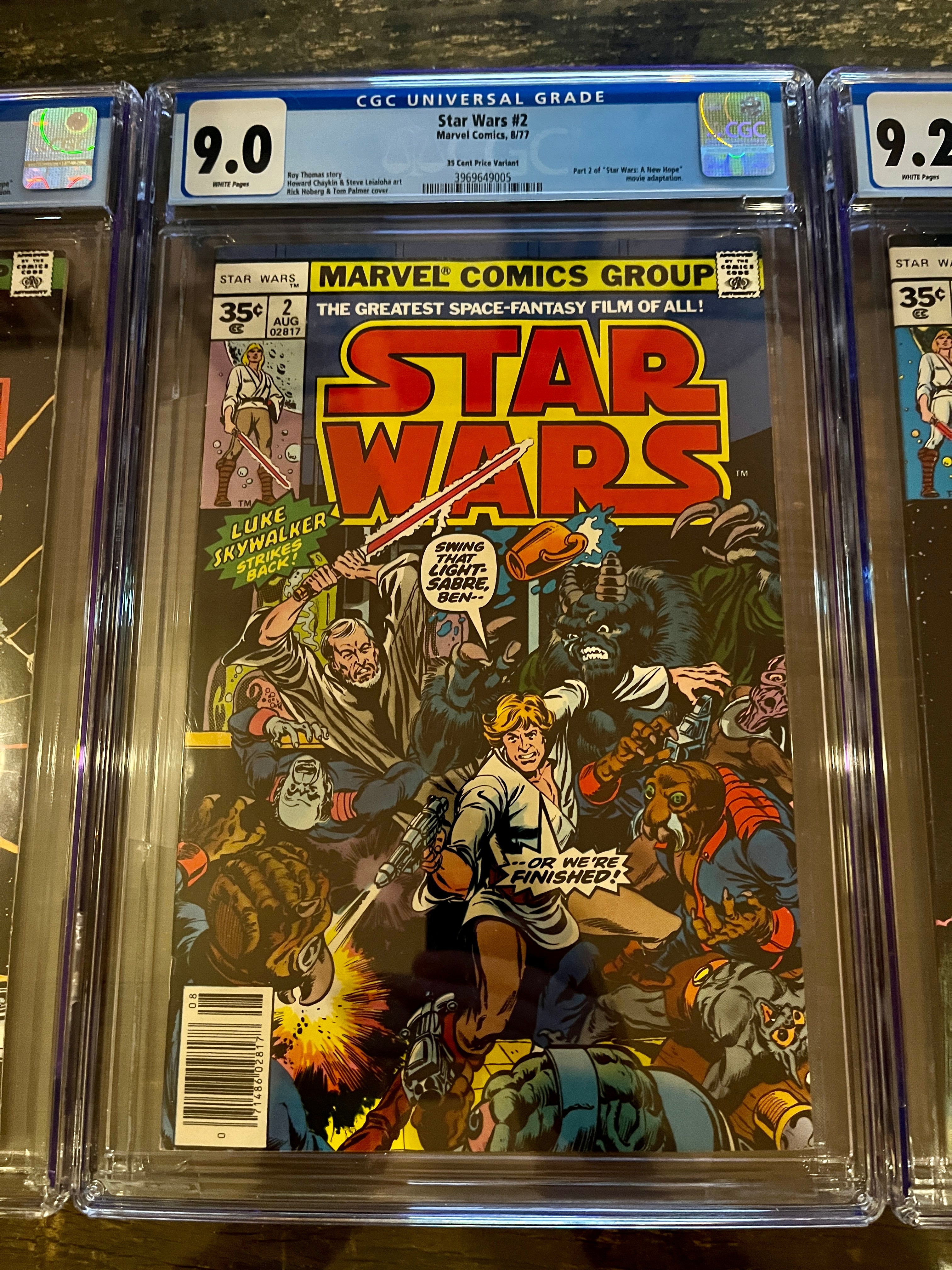 Star Wars High Grade Rare CGC 35 Cent Variants !!!  #1 , #2, #4